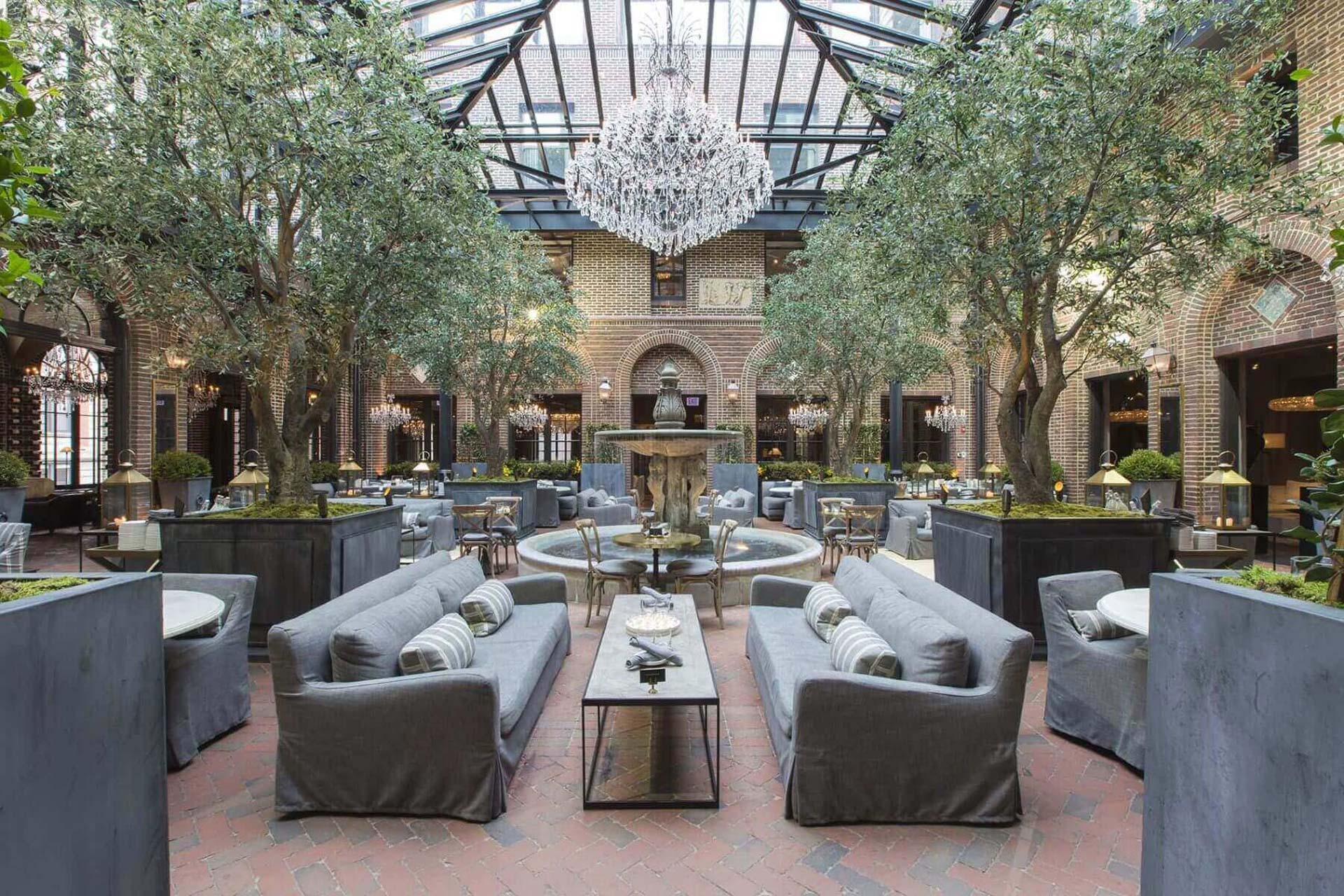 three arts cafe at restoration hardware