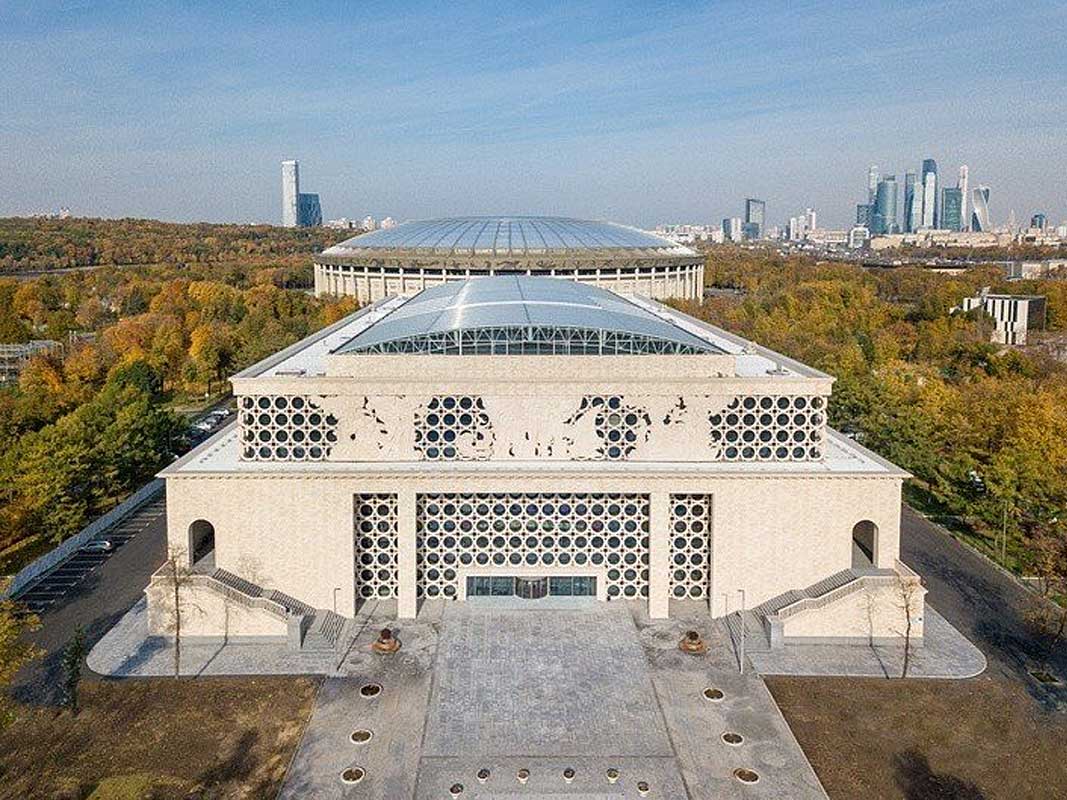 Water Palace at Luzhniki Olympic Park Retractable Skylight